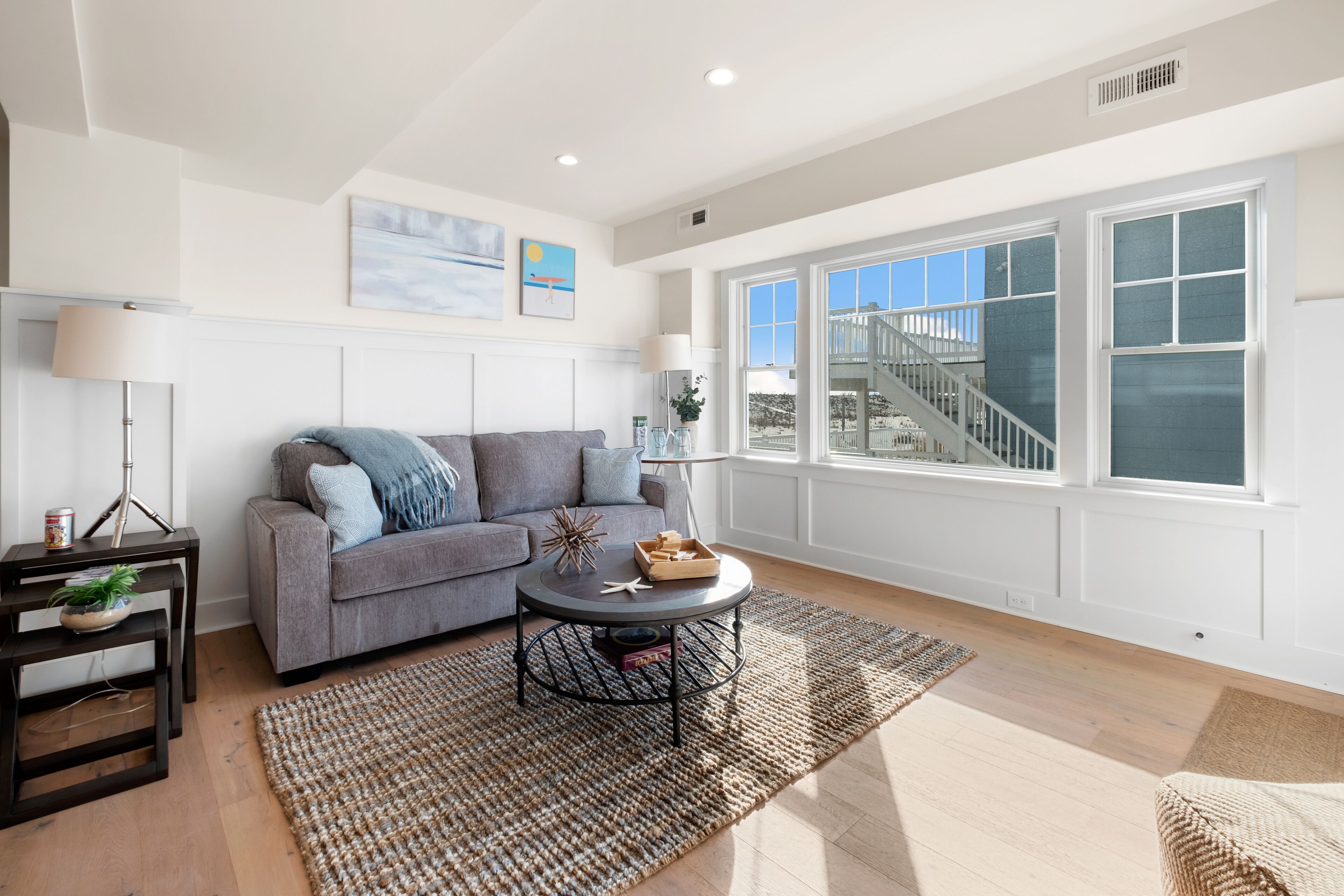 Beachfront with in-deck saltwater pool, panoramic views and private beach access