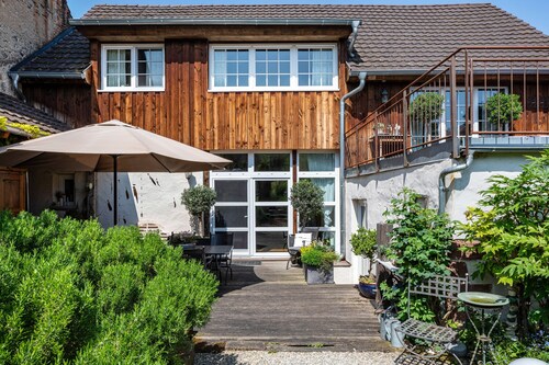 Ferienwohnung 'Kleiner Hof Vergissmeinnicht' mit Garten und WLAN