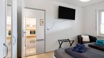 1 Schlafzimmer, Bügeleisen/Bügelbrett, kostenloses WLAN, Bettwäsche