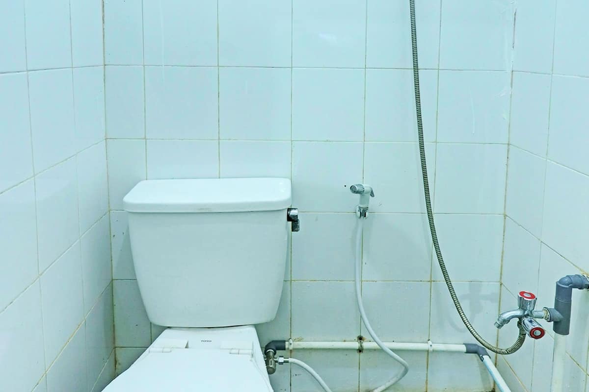 economy double room | bathroom | shower, towels