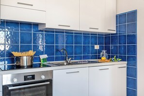 Private kitchen - Casa Celeste 100m From Beach (Porto Cesareo)
