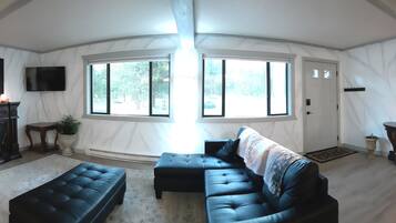 TV connectée, cheminée