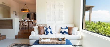 Smart TV, libros, biblioteca musical y estéreo