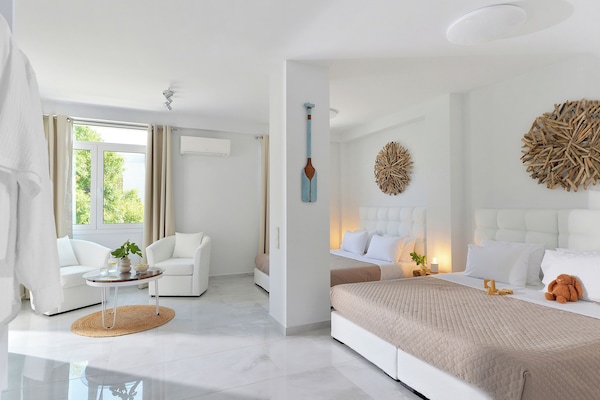 Kamar Keluarga, balkon | Pemandangan taman