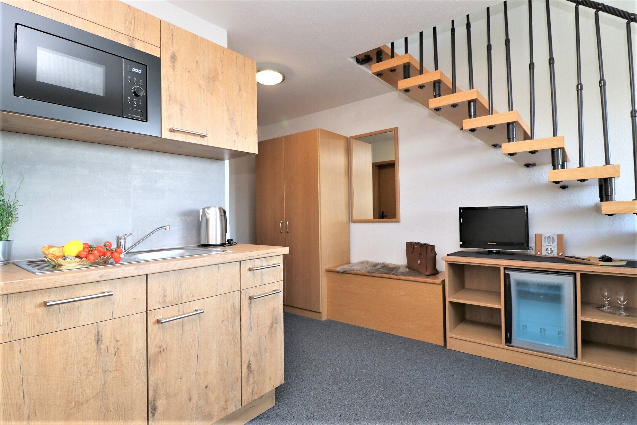 Appartement mit Balkon und Boddenblick Direkt am Hafen von Wustrow