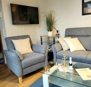 TV, stereo - House Seerose App. 9 incl. WLAN (Grömitz)