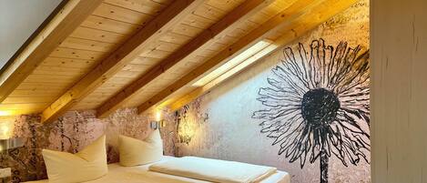 1 多间卧室、旅行婴儿床、免费 WiFi、床单