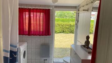 Dusche, Haartrockner, Seife
