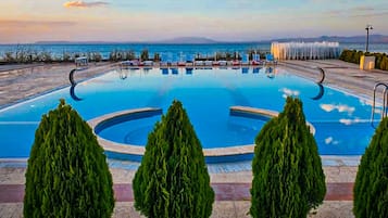 Indoor pool, 2 outdoor pools, cabanas (surcharge), pool umbrellas