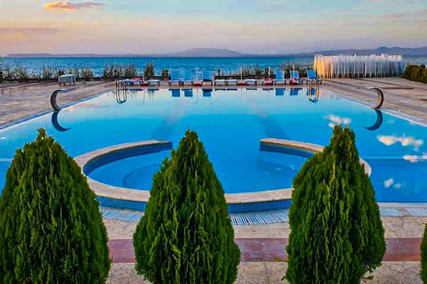 Indoor pool, 2 outdoor pools, cabanas (surcharge), pool umbrellas