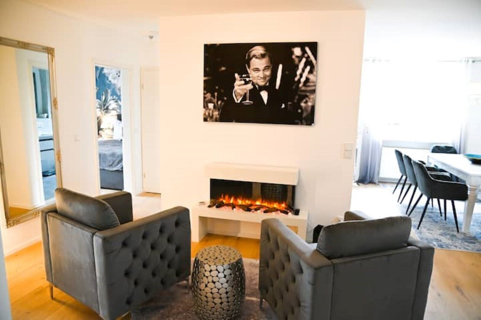 Sweethome Luxus PUR Apartment, Küche, TV