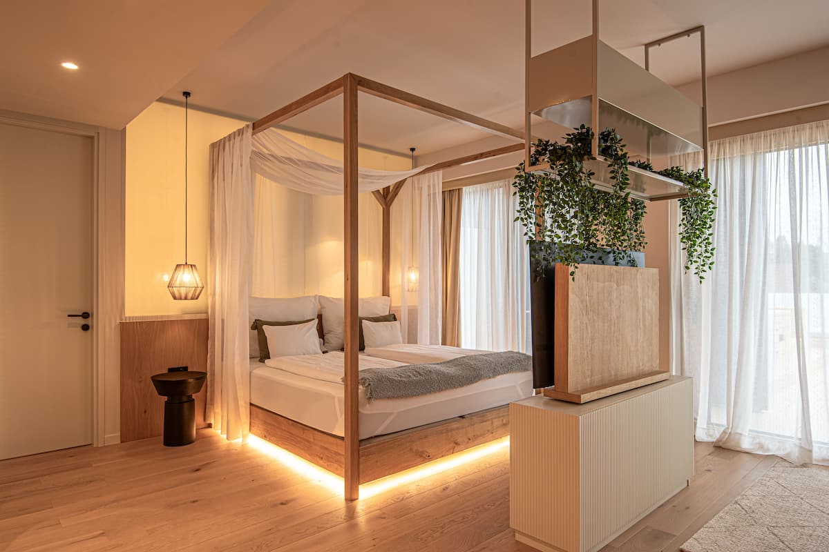 Suite studio royale | 1 chambre, literie de qualité, minibar, coffre-fort