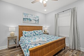 House, Multiple Beds, Patio, Garden View