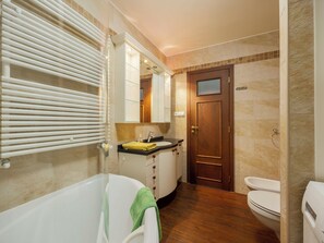 Hair dryer, towels