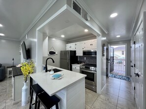 Fridge, microwave, oven, stovetop - Updated 1BR Canal View w/ Free Beach Service (Destin)