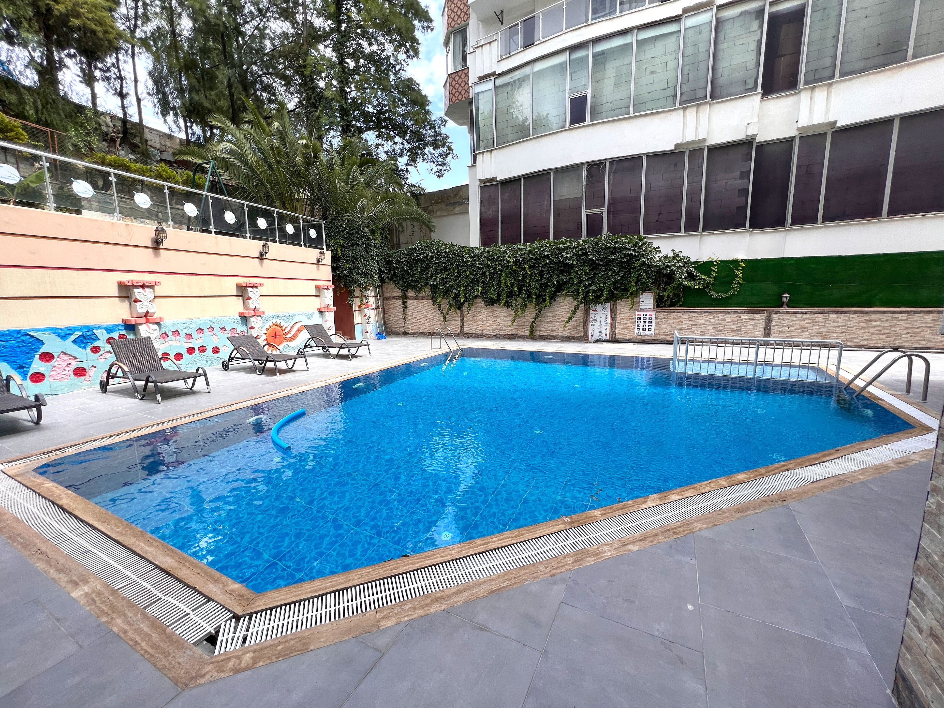 Seasonal outdoor pool