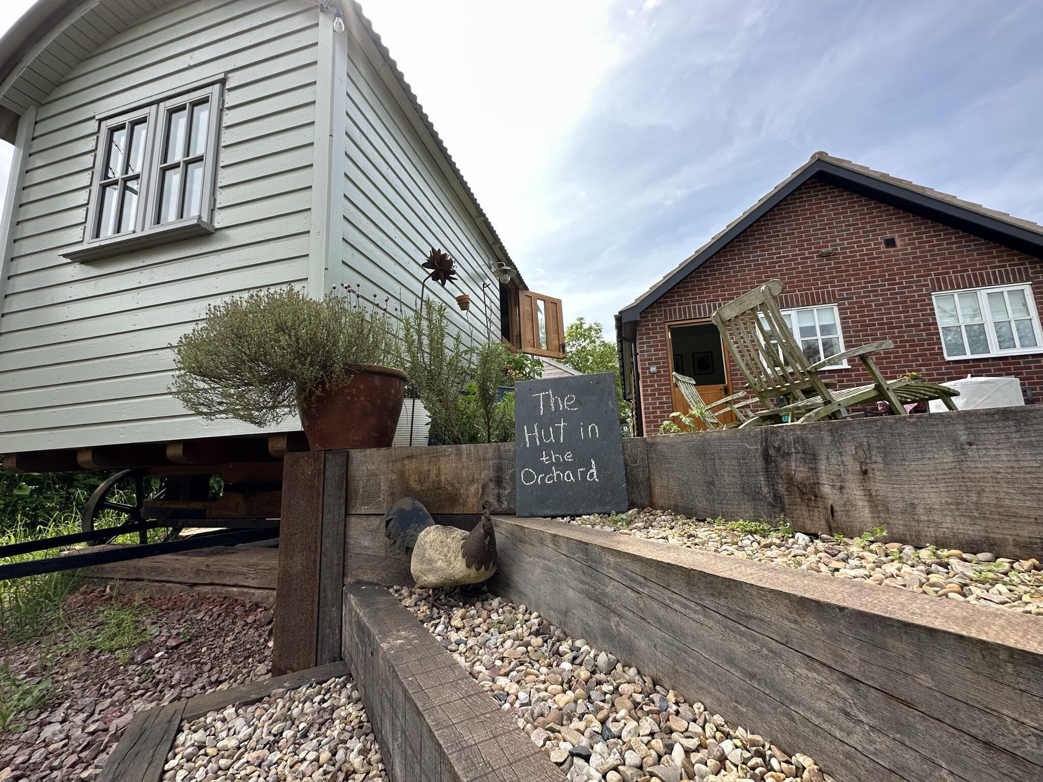 Shepherd's Hut in a Herefordshire Cider Orchard