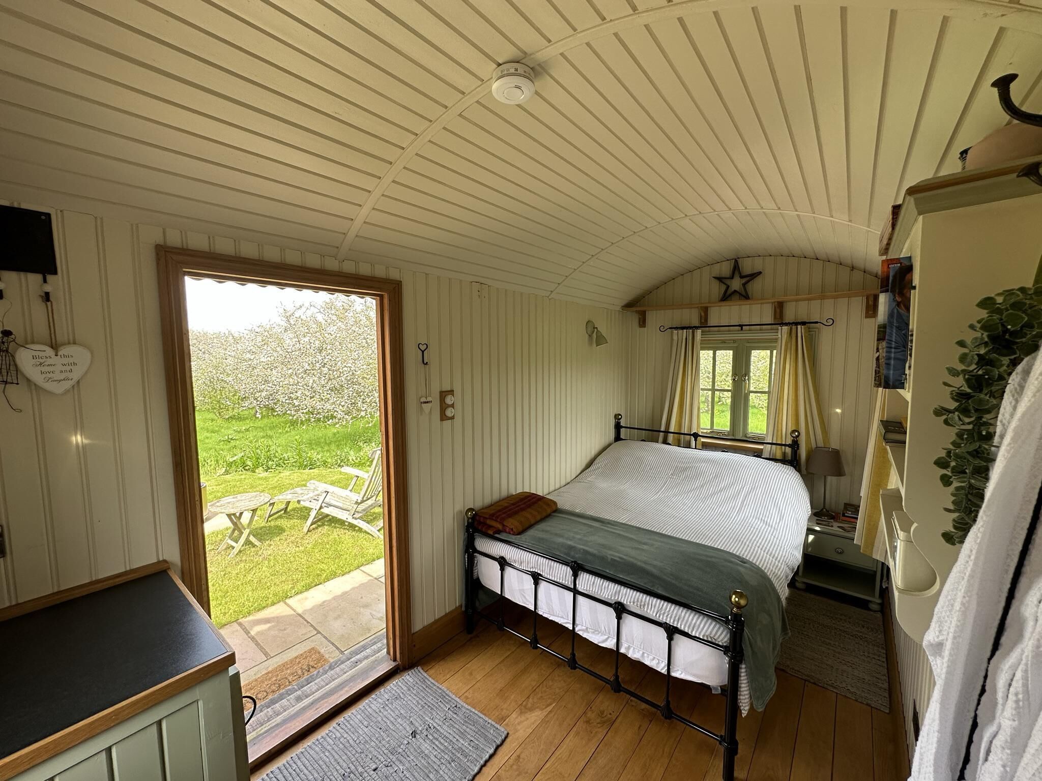 Shepherd's Hut in a Herefordshire Cider Orchard