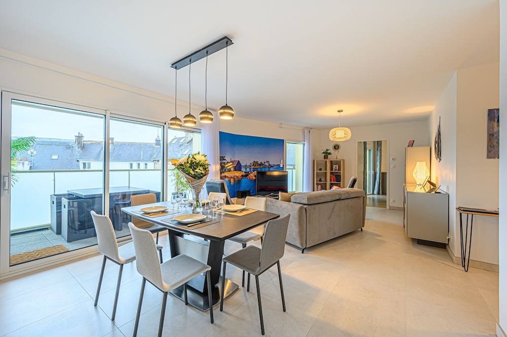 L'Audacieux - Magnifique appartement avec garage sécurisé centre ville à pieds!