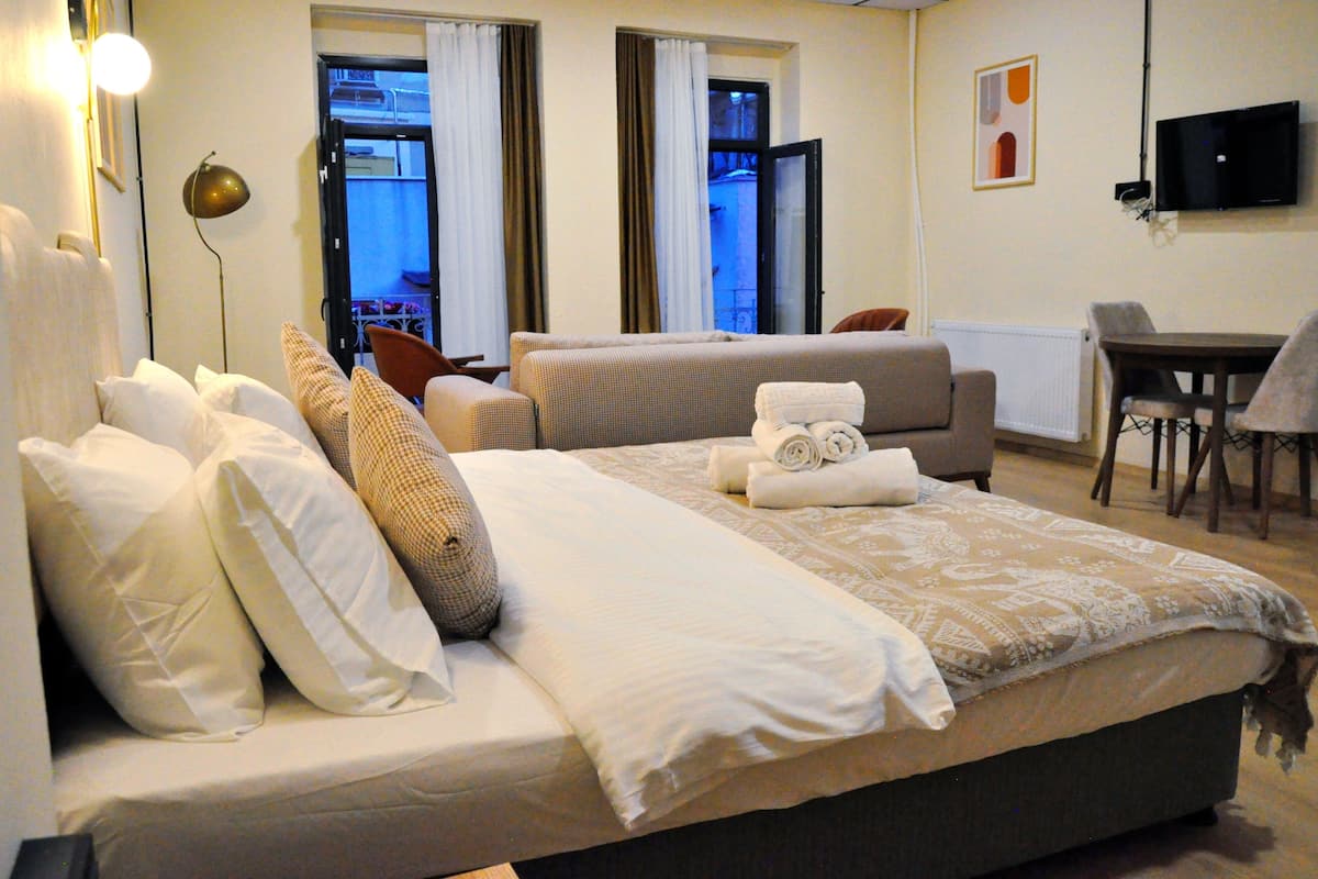 Suíte presidencial | 1 quarto, roupas de cama premium, edredons de pluma