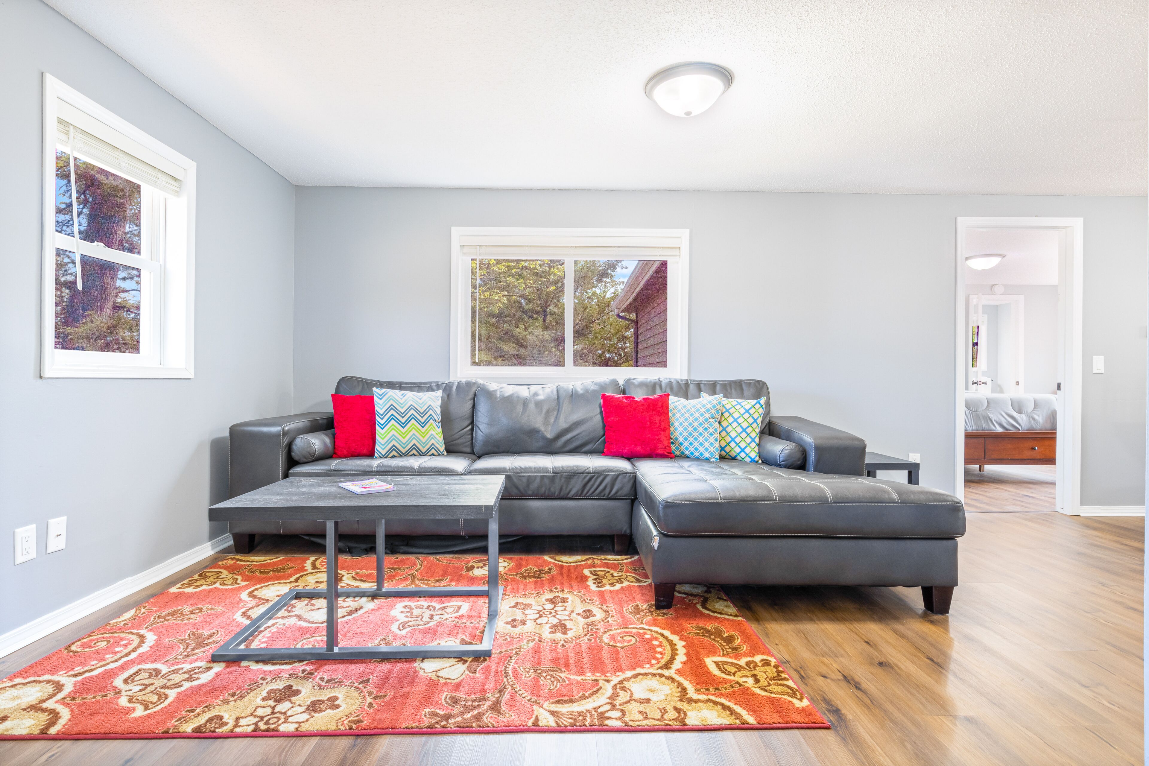 Secluded home near boat launch with deck, gazebo, washer/dryer, & central AC