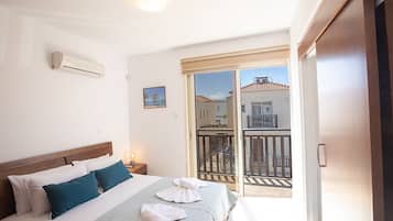 2 Schlafzimmer, Zimmersafe, Bügeleisen/Bügelbrett, Reisekinderbett