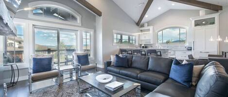 Smart TV, fireplace, printers