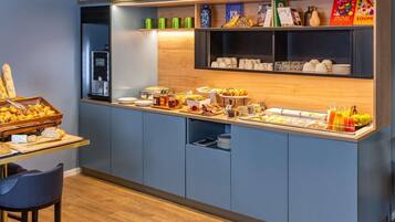 Morgenmadsbuffet hver dag mod et gebyr