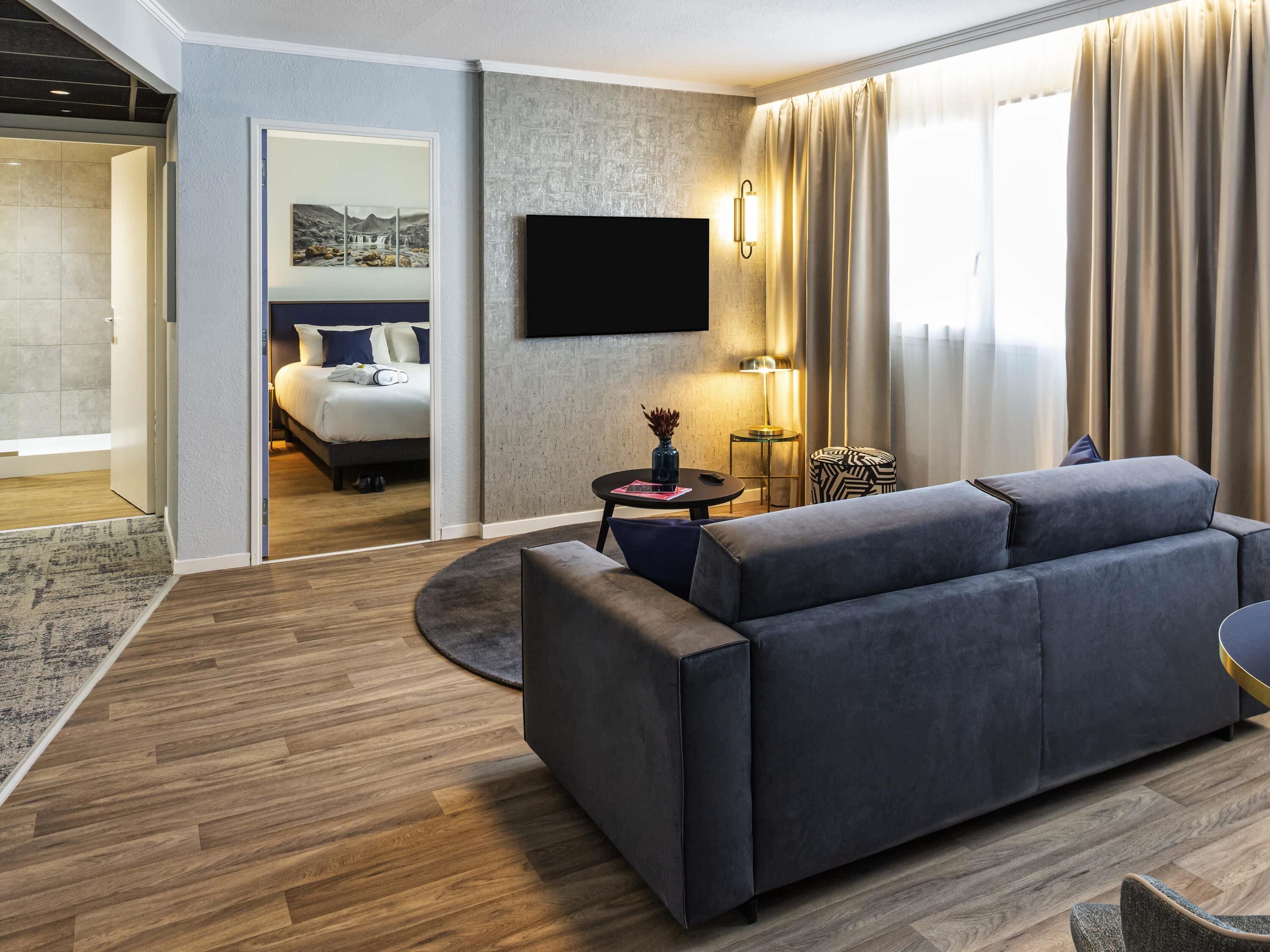 Premium bedding, Select Comfort beds, in-room safe, desk