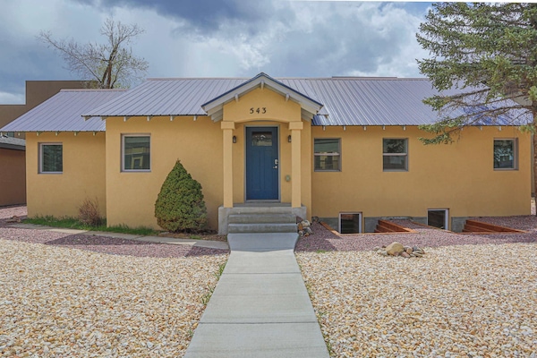 Our incredible yellow house, perfectly located in downtown Salida, walkable to everything