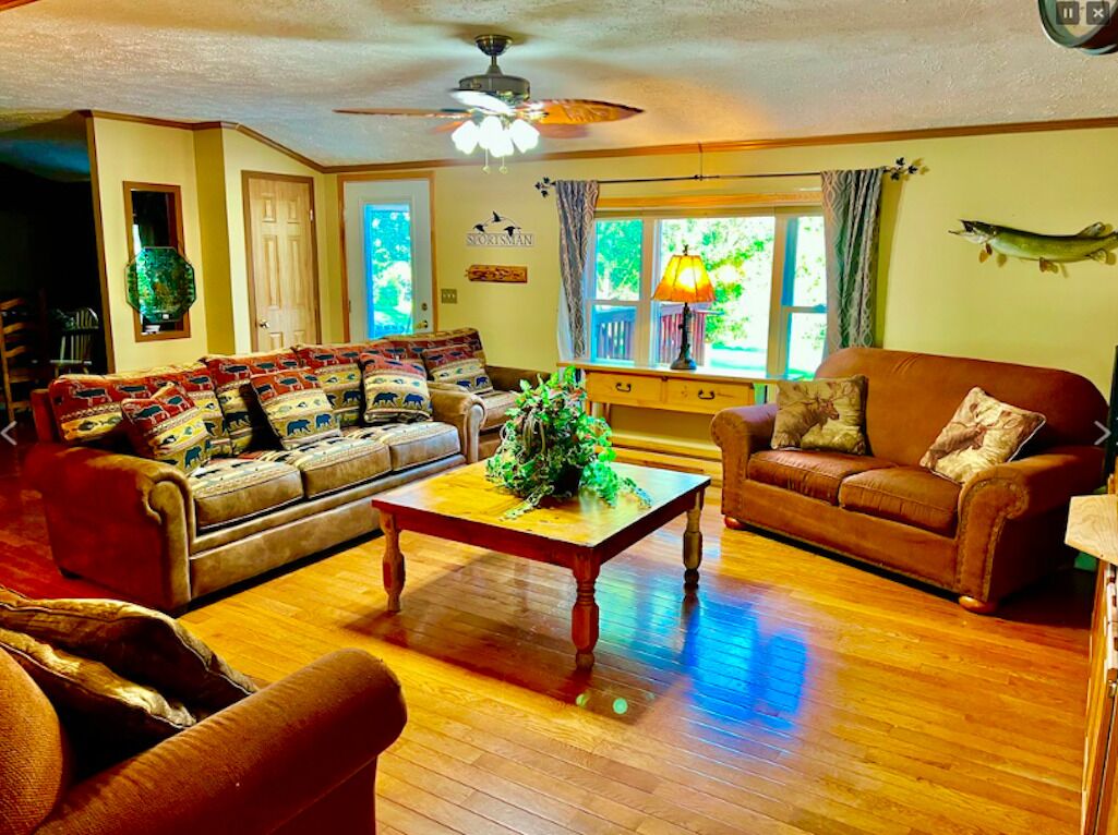 Longview Cabin w/XL Swimming Pond, Waterfalls, & Hot Tub