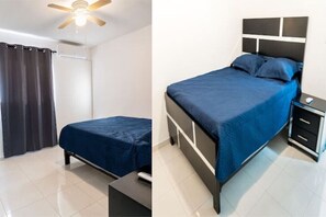 3 bedrooms, desk, iron/ironing board, free WiFi