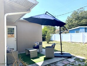 Terrace/patio - Charming Downtown Sarasota Home, 30+ days stay (Sarasota)