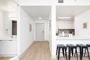 Interior - Lux & Cozy Apt | Walk Everywhere, Free Parking, Balcony w/ City Views (Charlotte)