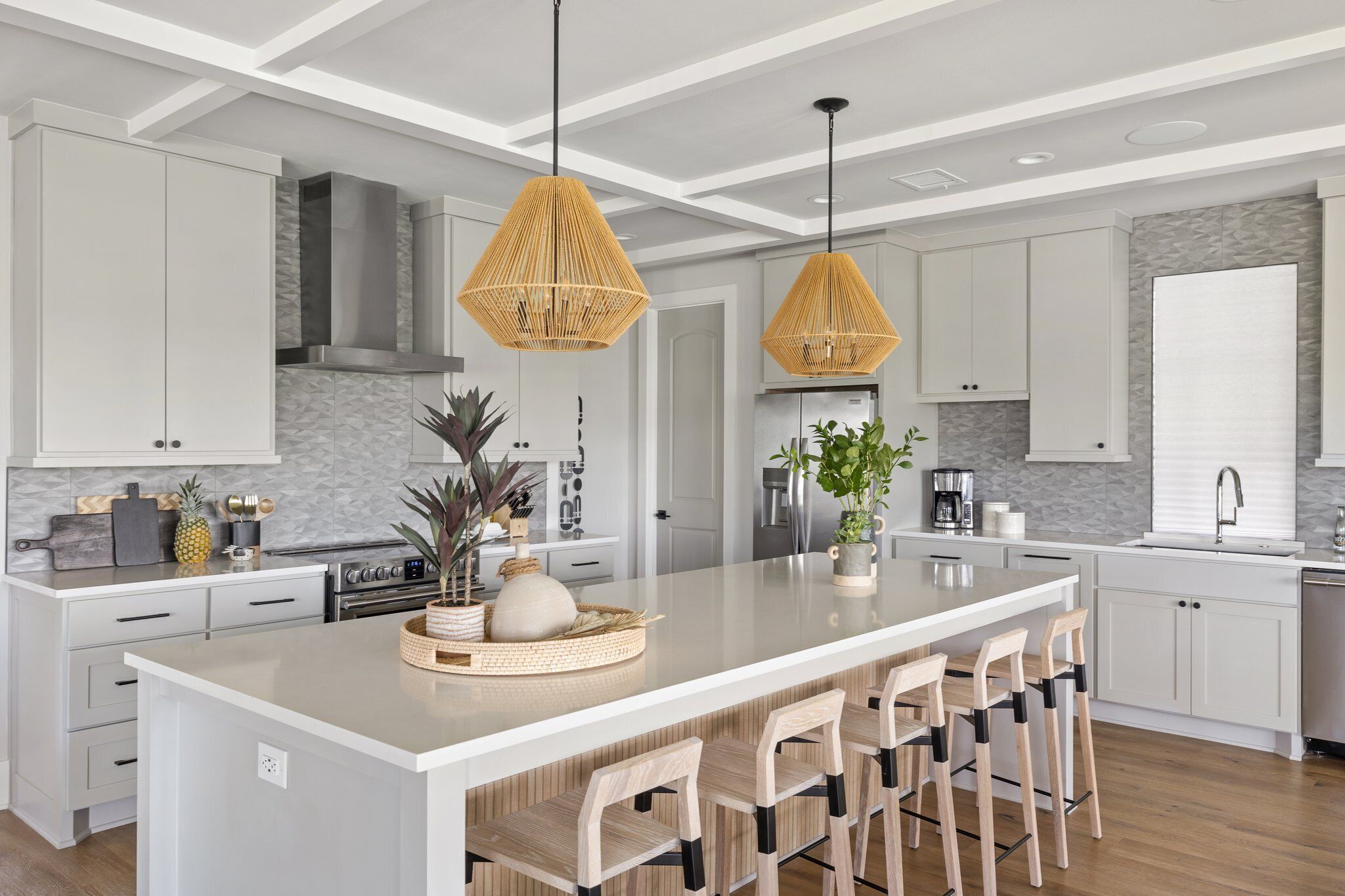 Brand new custom home w/pool & lazy river. Luxury living, steps from the beach!