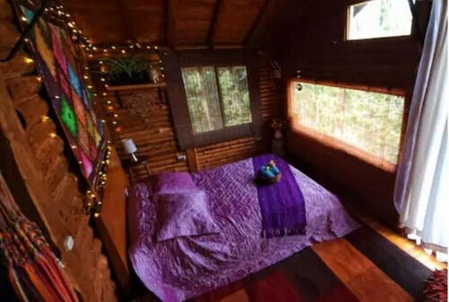 Cabaña con Chimenea en el Bosque, Naturaleza a 30 min de Medellin