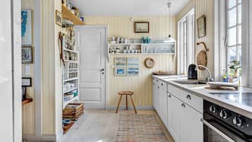 Frigorífico, horno, lavavajillas y hervidor eléctrico