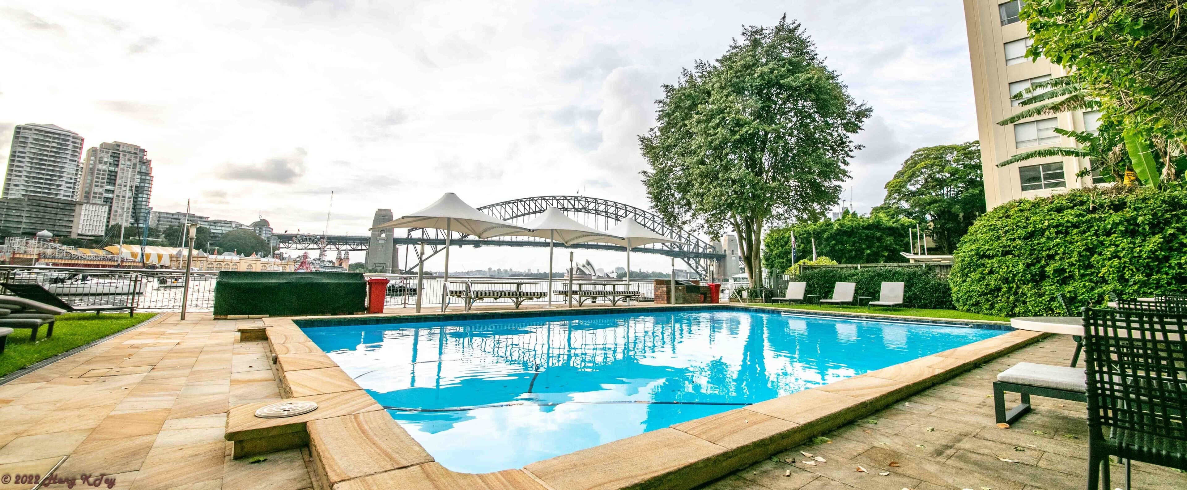 Piscine extérieure, piscine chauffée