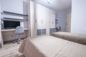 2 quartos, Wi-Fi de cortesia, roupa de cama