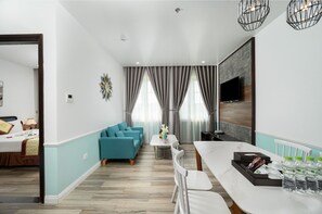 Suite ejecutiva | 1 dormitorio, sistema de insonorización, wifi gratis
