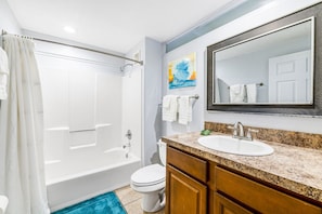 Hair dryer, towels