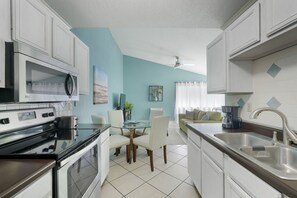 Fridge, oven, stovetop, dishwasher - Surfsong B21 – 1 Bedroom Condo, Close to the Beach, Pool, In the Heart of Miramar Beach, FL! (Miramar Beach)