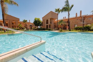 Indoor pool, a heated pool