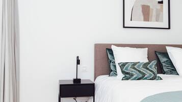 2 chambres, draps en coton égyptien, literie de qualité supérieure