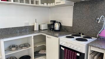 Microwave, oven, dishwasher, coffee/tea maker