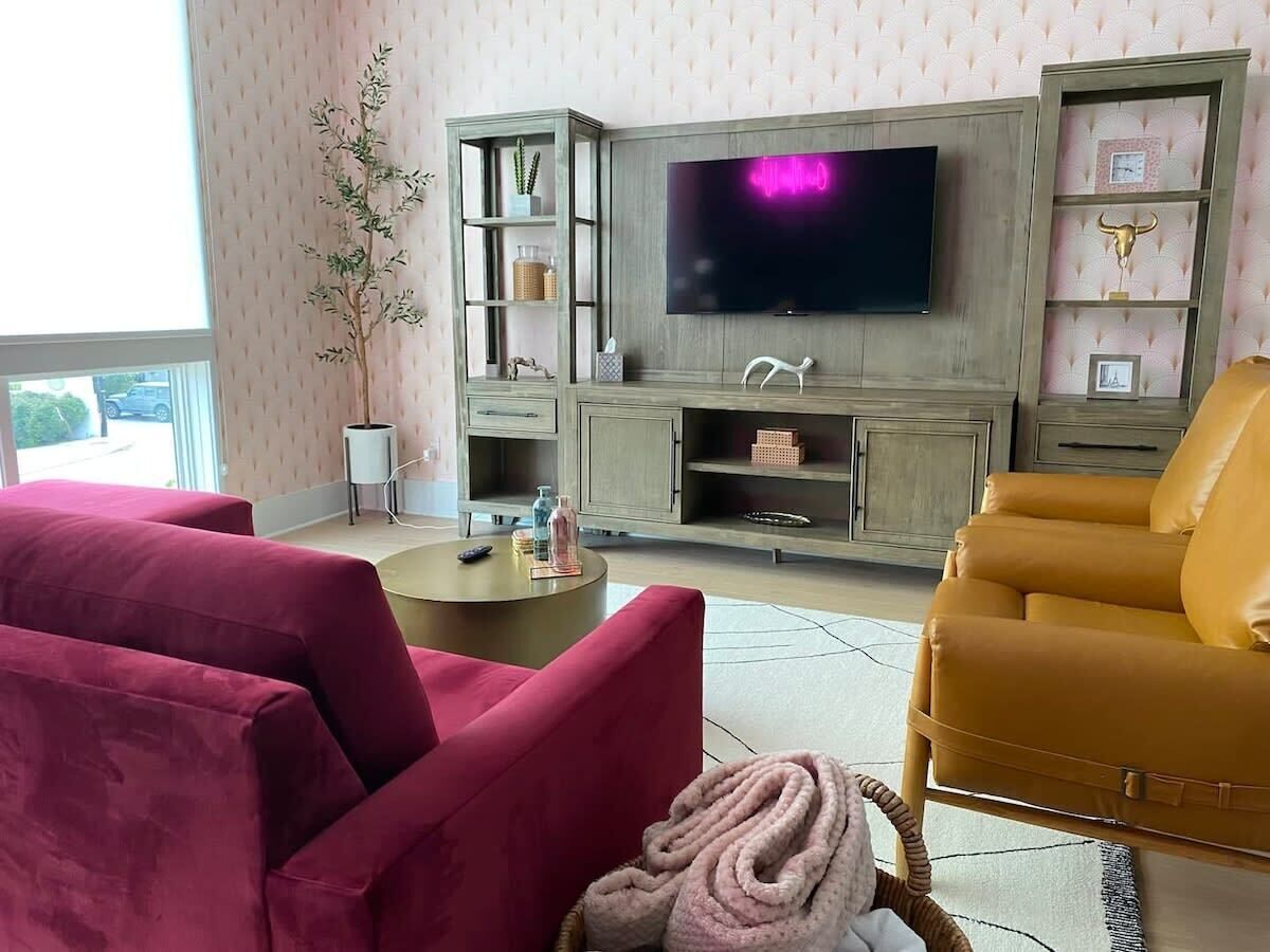 Televisie en een kantoor