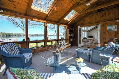 * NEWLY RENOVATED * Modern 4-bedroom home on Long Lake with sunset views!