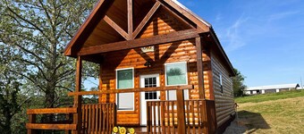 Cabin on Dairy Farm - Near Ark - Feed Grain to Calves and Goats