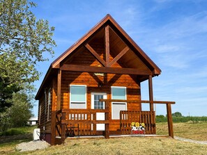 Exterior - Cabin on Dairy Farm - Near Ark - Feed Grain to Calves and Goats (Dry Ridge)