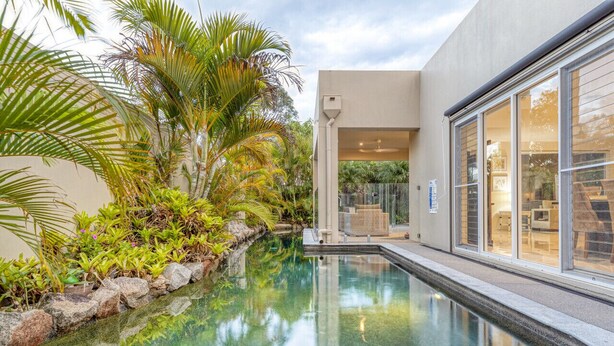 Pool - Walk to Golf Course, Lagoon Pool, Coastal Lux Home (Pelican Waters)